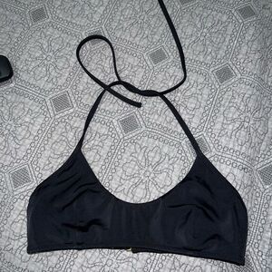 VS solid black bikini top XS